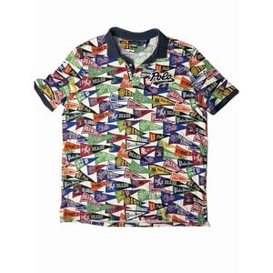 Polo Ralph Lauren Pennant Motif Men's Lg Shirt Stadium Bears Multicolor Baseball